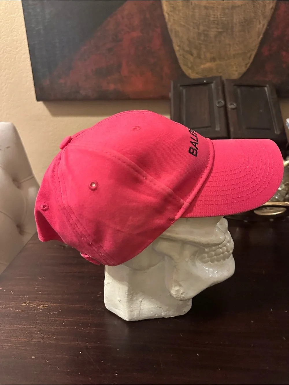 Balenciaga hot Pink Baseball Cap
